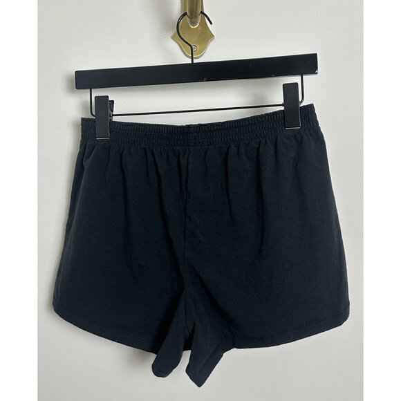 SKIMS Foldover Cotton Blend Jersey Shorts in Soot Black Size Small - Picture 2 of 6